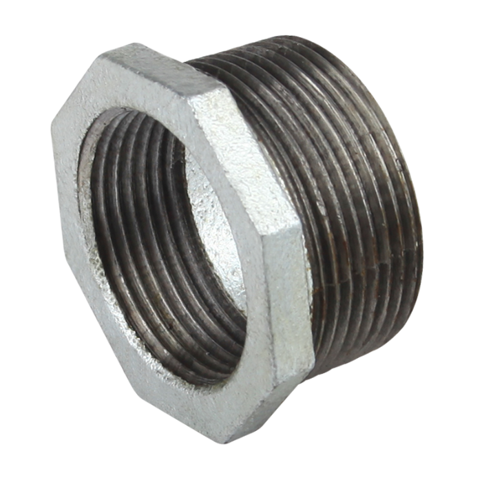Reducție Zincată 241 - Filet Exterior 1 1/2" x Filet Interior 1", Fontă Zincată, Instalații Apă