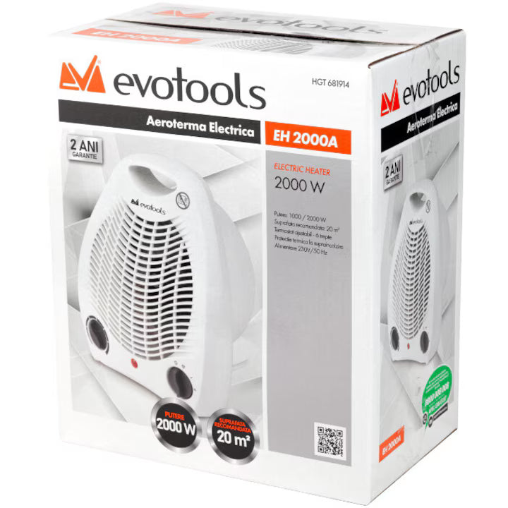 Aeroterma Electrica EH2000A EvoTools 2000 W