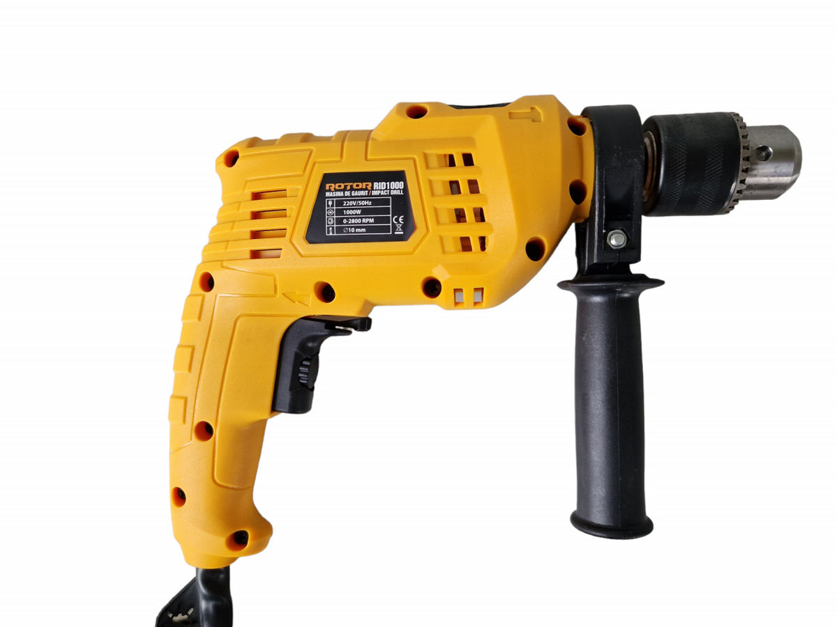 Bormașină Rotor RID1000 - Design Ergonomic, Construcție Robustă, Bricolaj și Construcții