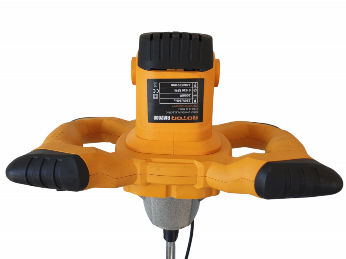 Mixer Electric pentru Mortar Rotor RM2000 - Universal, Amestec Mortar, Adeziv și Vopsea