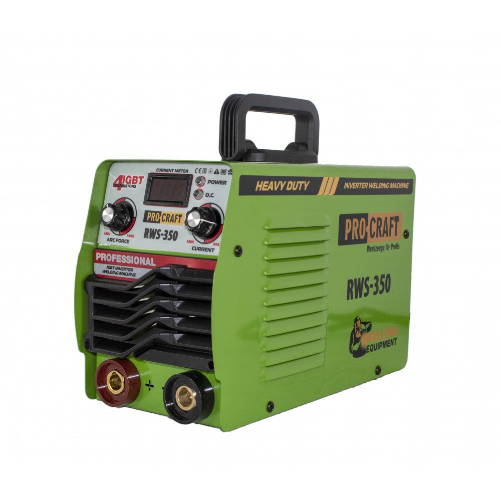 Invertor de Sudură ProCraft RWS350 - Curent Maxim 350 A, Greutate 5,8 kg, Portabil
