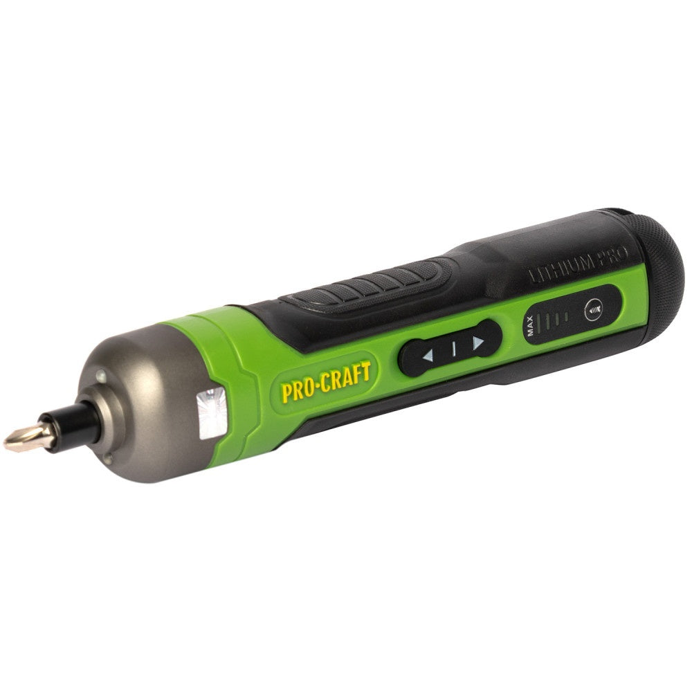 Surubelnita electrica cu acumulator PROCRAFT KS510, 3,6 V / 1,5 Ah, 5 Nm, USB Type-C, 28 biti si cutie de transport
