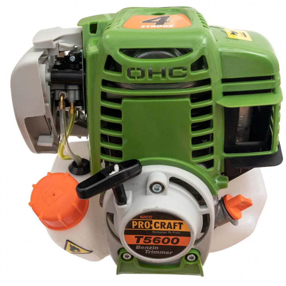 Motocoasă pe Benzină ProCraft T5600 - Motor 7,8 CP, 3 Discuri de Tăiere, Iarbă și Arbuști