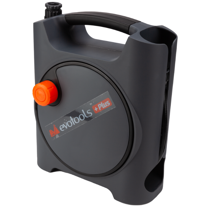 Tambur de Perete cu Furtun Micro EvoTools +Plus 10 m - Montaj pe Perete, Udare Grădină
