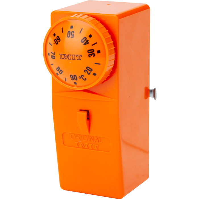 Termostat de Contact Bimetalic cu Brățară de Fixare - Reglaj 20-90 °C, Comandă Cazane și Pompe