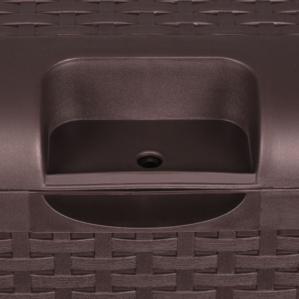 Cutie de Depozitare Tough Master TM-SBR46 - 460 L, Aspect Rattan, Uz Exterior și Interior