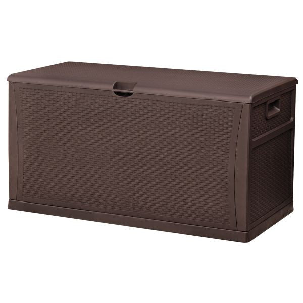 Cutie de Depozitare Tough Master TM-SBR46 - 460 L, Aspect Rattan, Uz Exterior și Interior