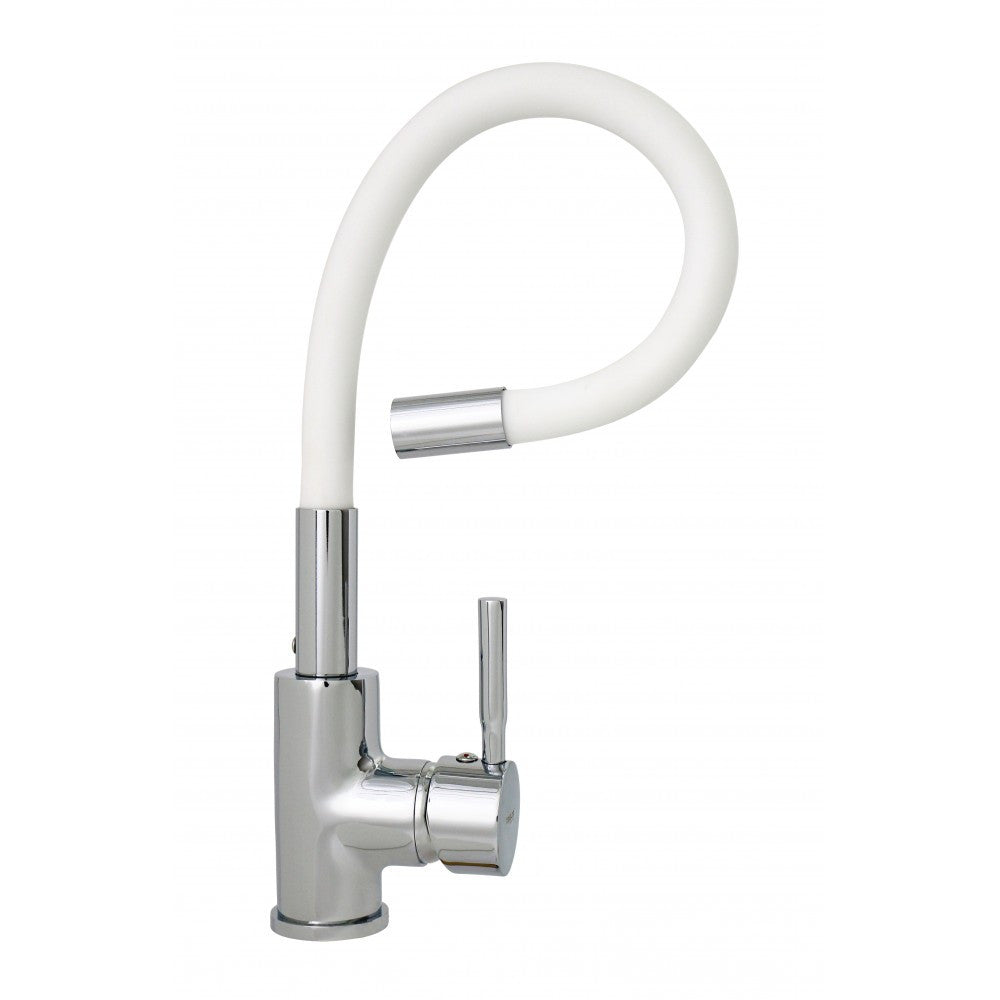 Baterie Bucătărie Trigor TR4451-XI-KWHITE - Culoare Albă, Robinet Sanitar pentru Bucătărie
