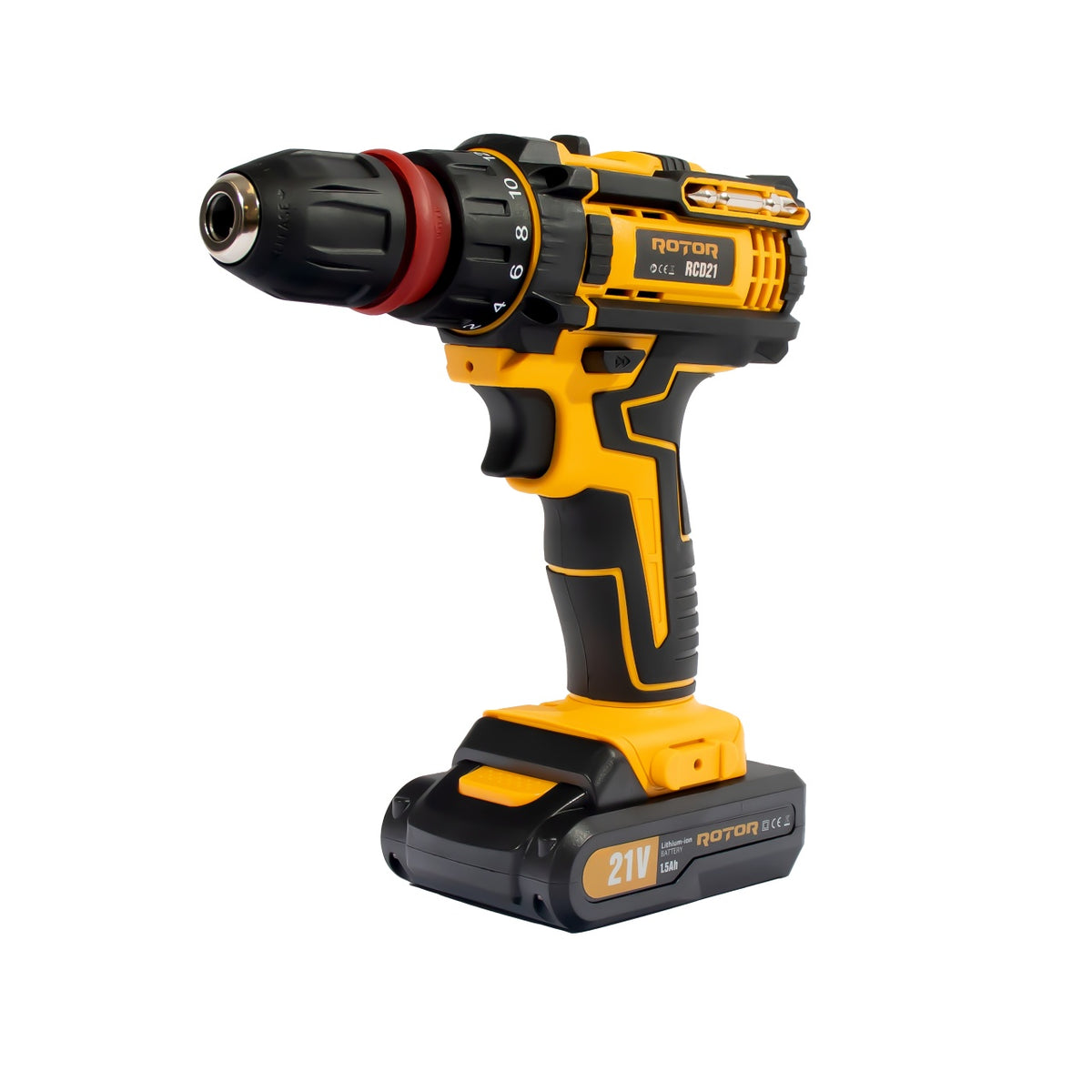 Autofiletantă cu Acumulator Rotor RCD21 - 21 V, Motor Brushless, 1350 rot/min, Găurire