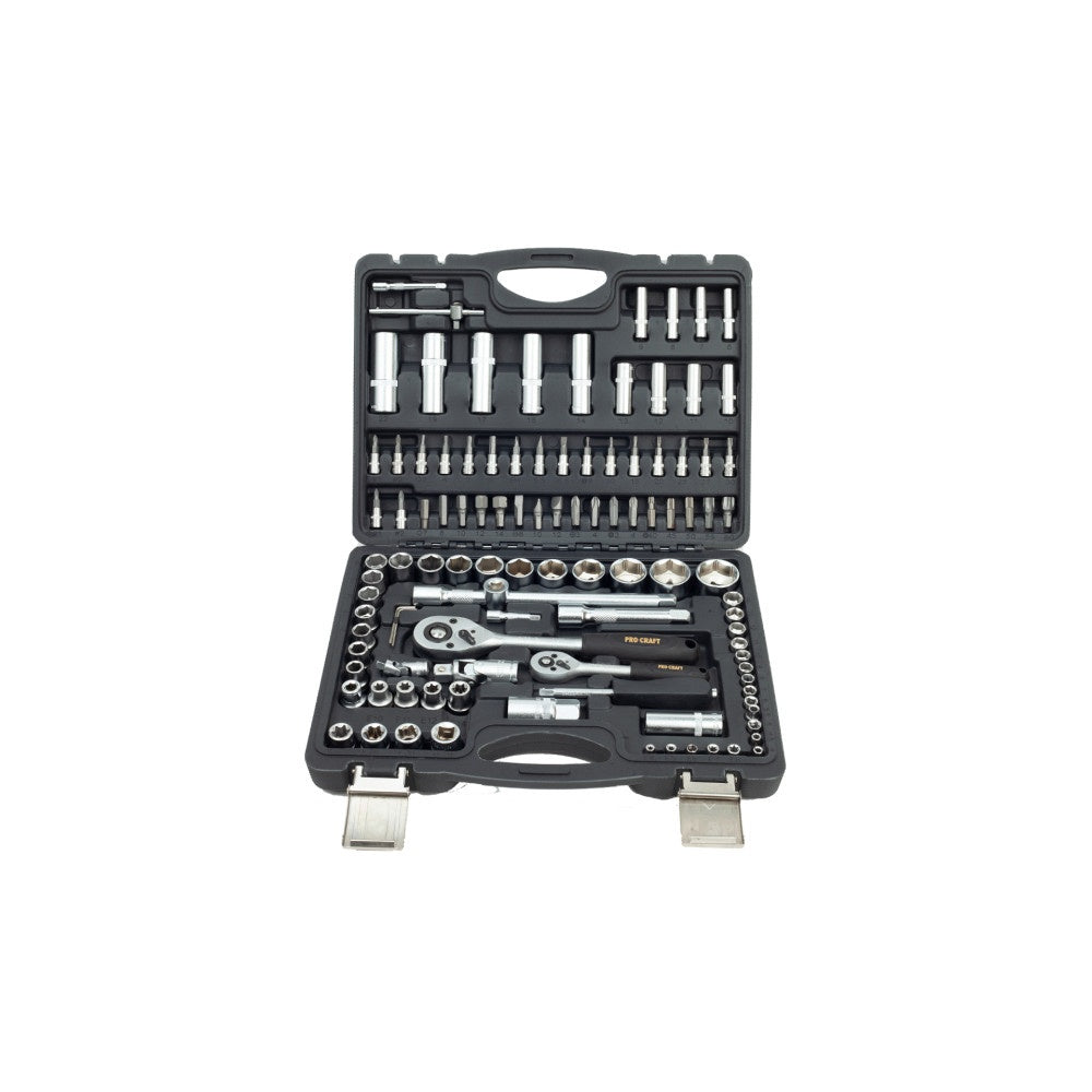 Trusa chei tubulare si scule PROCRAFT WS108/72, 108 piese