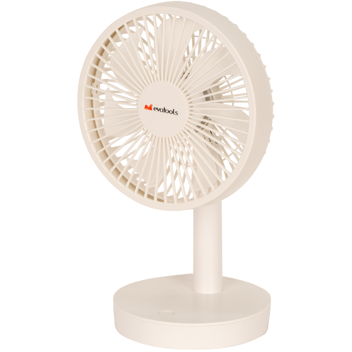 Ventilator de Birou cu Acumulator EvoTools DF5 - Reîncărcabil, Trepte de Viteză, Indicator LED