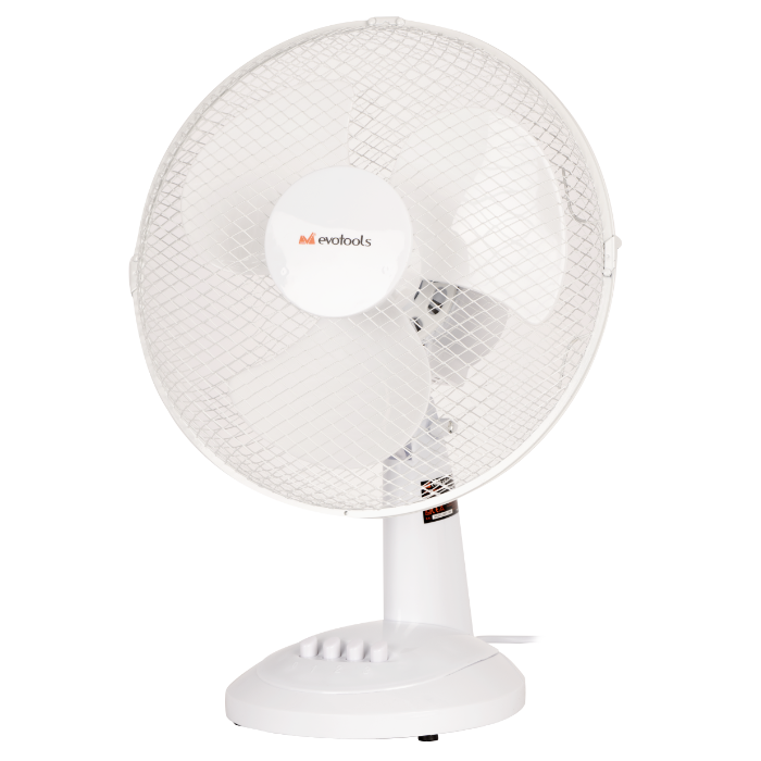 Ventilator de Birou EvoTools DF45 - Compact, Flux de Aer Optim, Birou și Dormitor, Alb