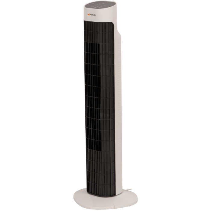 Ventilator Turn EvoTools TF45 - Panou Tactil, Telecomandă Inclusă, Silențios, Alb-Negru