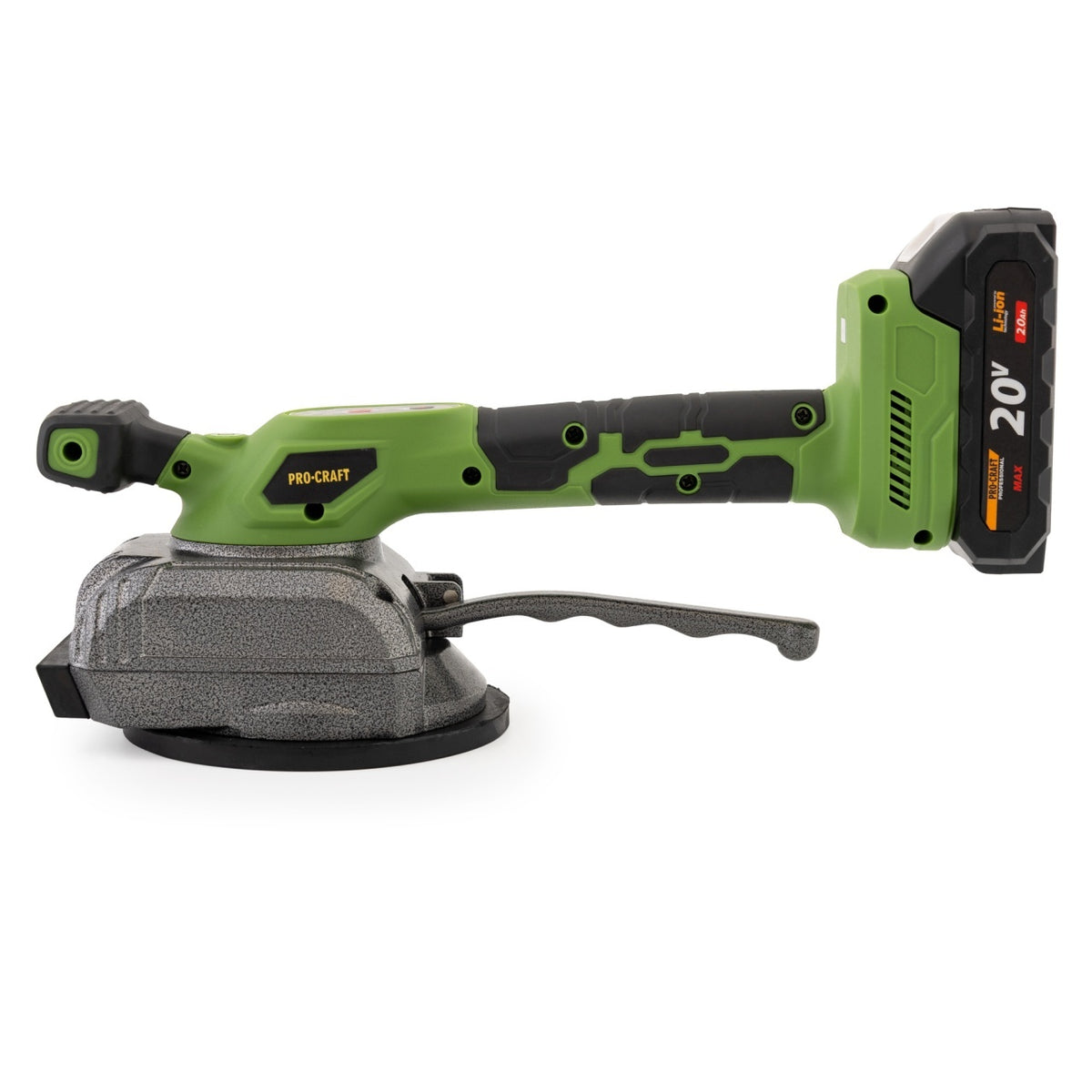 Ventuză pentru gresie pe acumulator PROCRAFT PTM20 1 x acumulator 20V/2Ah, 15.000 vibrații/min