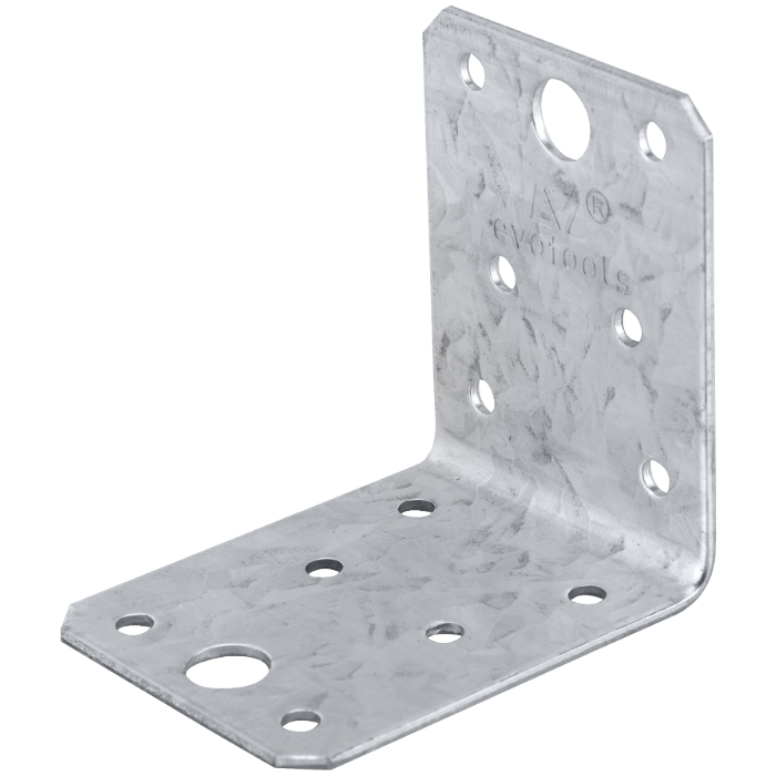 Vinclu Lat 50 x 50 x 35 x 2 mm - Set 450 buc, Colțar pentru Îmbinare Lemn la 90 Grade