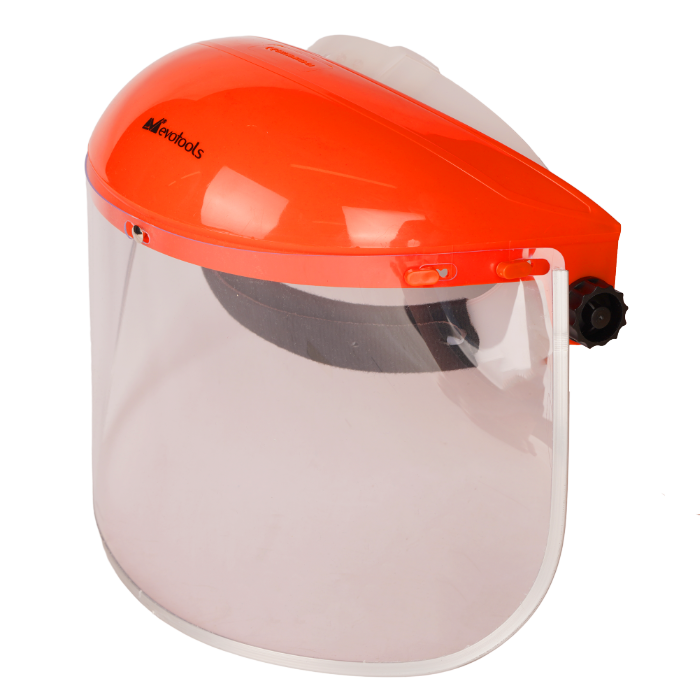 Vizieră de Protecție Facială PVC EvoTools - Ecran Transparent 1,2 mm, Ateliere și Construcții