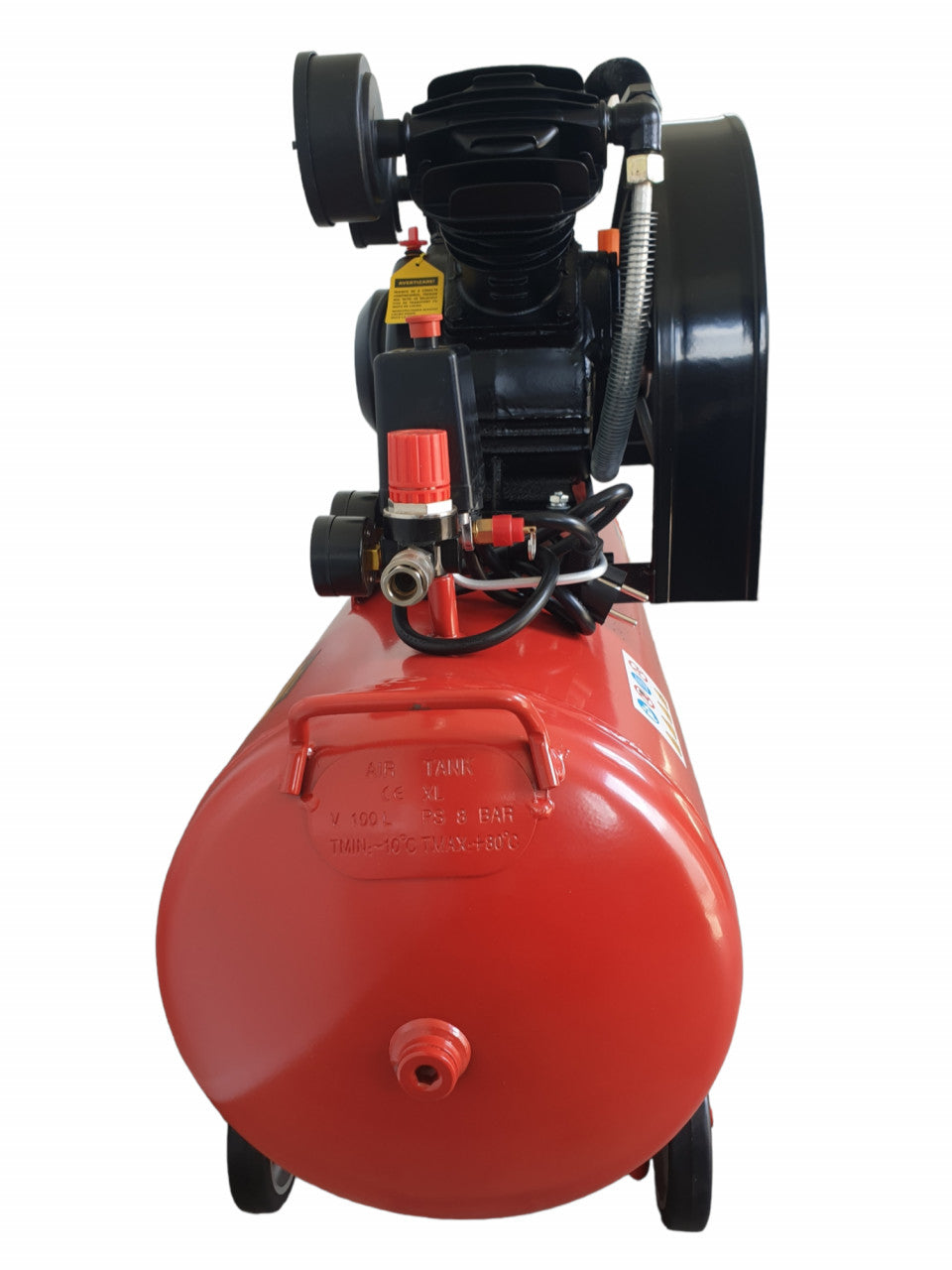 Compresor de Aer Elefant XY2065A-100 - Rezervor 100 L, Vopsire, Umflare Pneuri și Unelte
