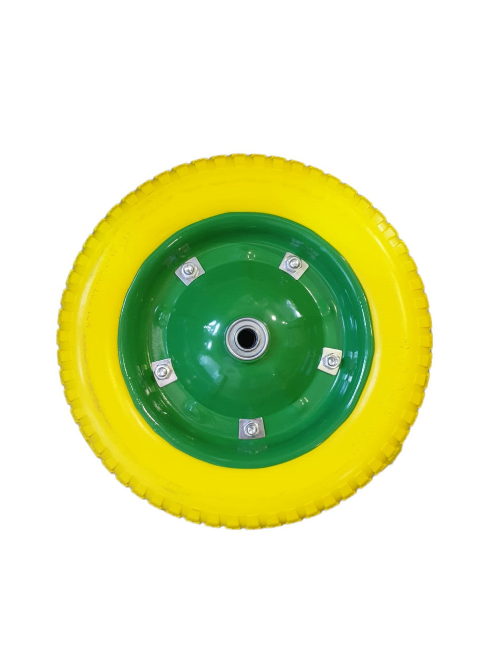 Roată Poliuretanică 300-8 - Ax 16 x 190 mm, Roabă și Cărucior de Transport Materiale
