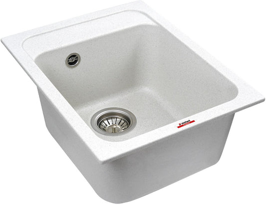 Chiuvetă Bucătărie Elefant Korrado 4050 - Culoare Albă, Design Elegant, Materiale Durabile
