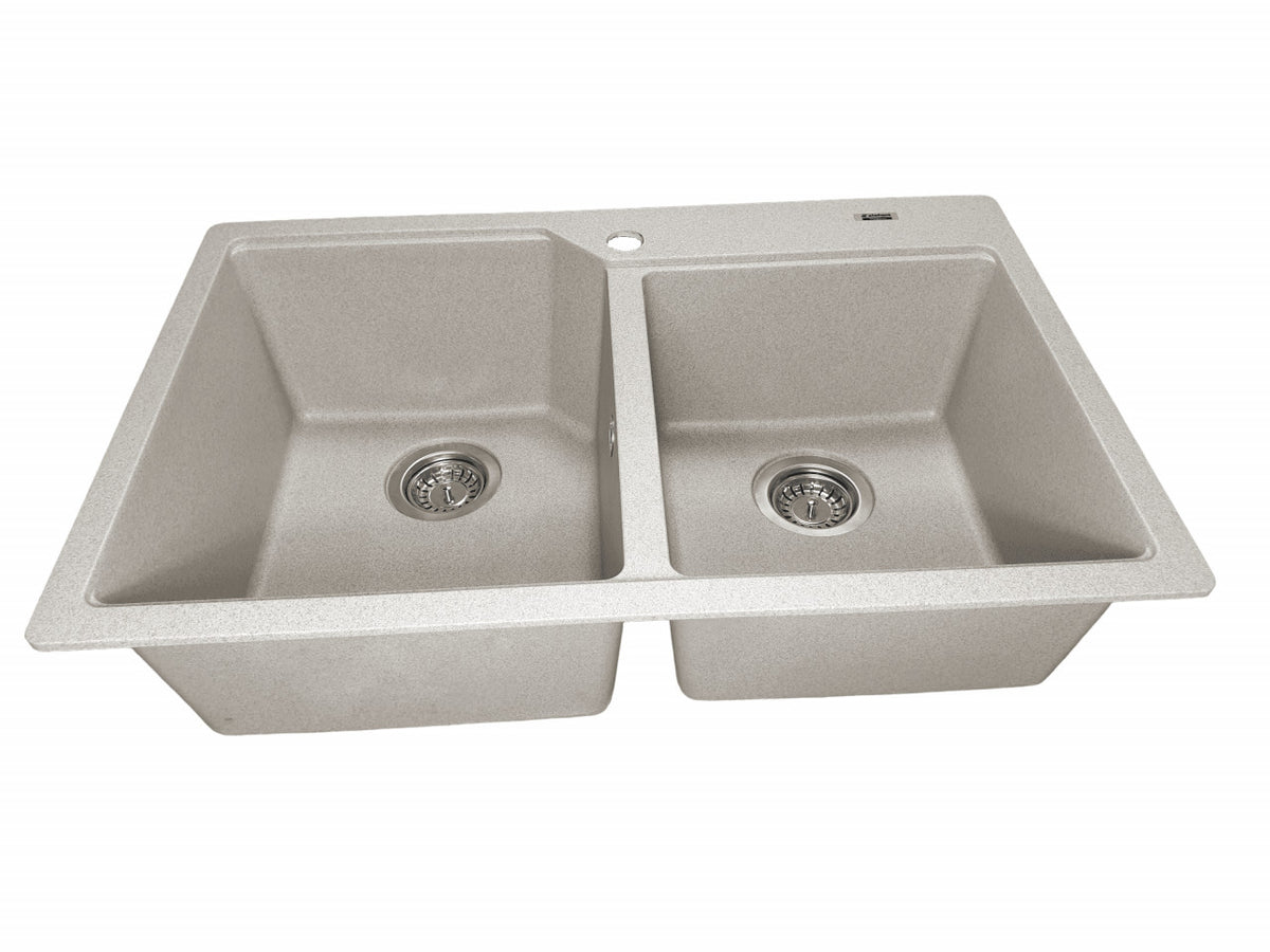 Chiuvetă Bucătărie Harmony 7850 - Culoare Safari Bej, Design Elegant, Rezistentă la Uzură