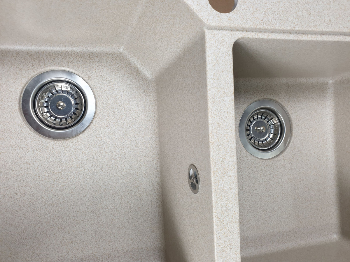 Chiuvetă Bucătărie Harmony 7850 - Culoare Safari Bej, Design Elegant, Rezistentă la Uzură
