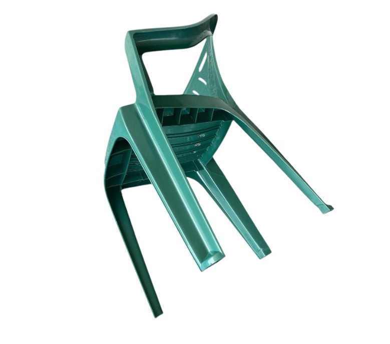 Set Masă Grădină cu 6 Scaune 140 x 70 x 70 cm - Polipropilenă Verde Mentă, Rezistent UV