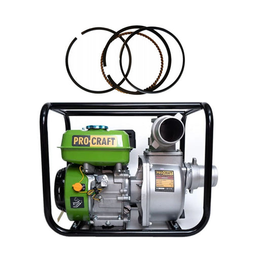 Pachet Motopompă pe Benzină ProCraft - Debit 60 mc/h + Piston pentru Motor, Ofertă