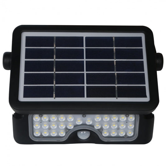 Proiector LED Solar Hepol 5 W - 500 lm, Lumină Rece 6500 K, Protecție IP65, fără Cablu