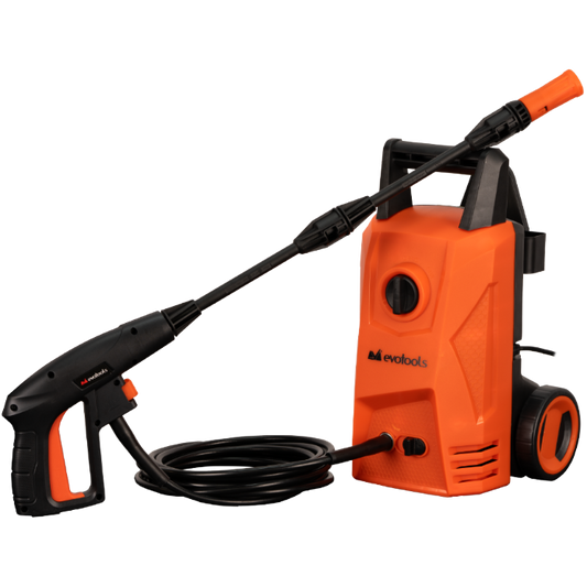 Aparat de Spălat cu Presiune EvoTools PW1400 - 1400 W, 110 bar, Debit 5,5 l/min, Curte și Auto