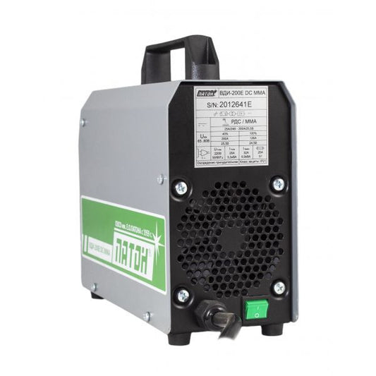 Invertor de Sudură Paton VDI 200E - 200 A, 220 V, Compact, Portabil, Uz Profesional