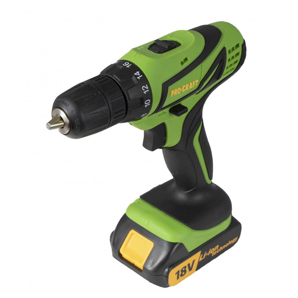 Autofiletantă cu Acumulator ProCraft PA18Pro - 18 V, 2 Ah, 2 Acumulatori, Mandrină 10 mm