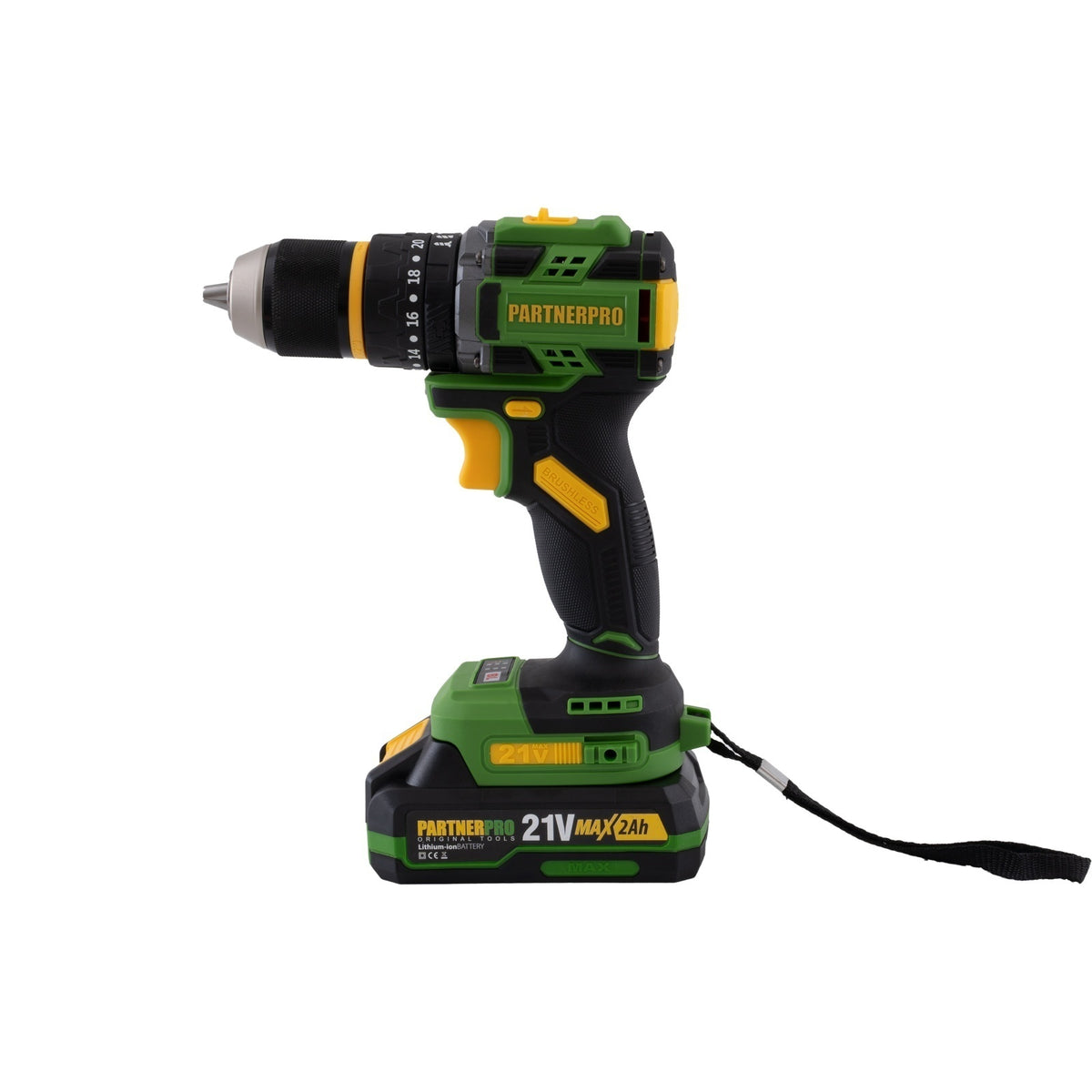 Autofiletanta cu impact pe acumulator PARTNERPRO PPT332T , 2x acumulatori 21V/2Ah, Brushless, 620 W