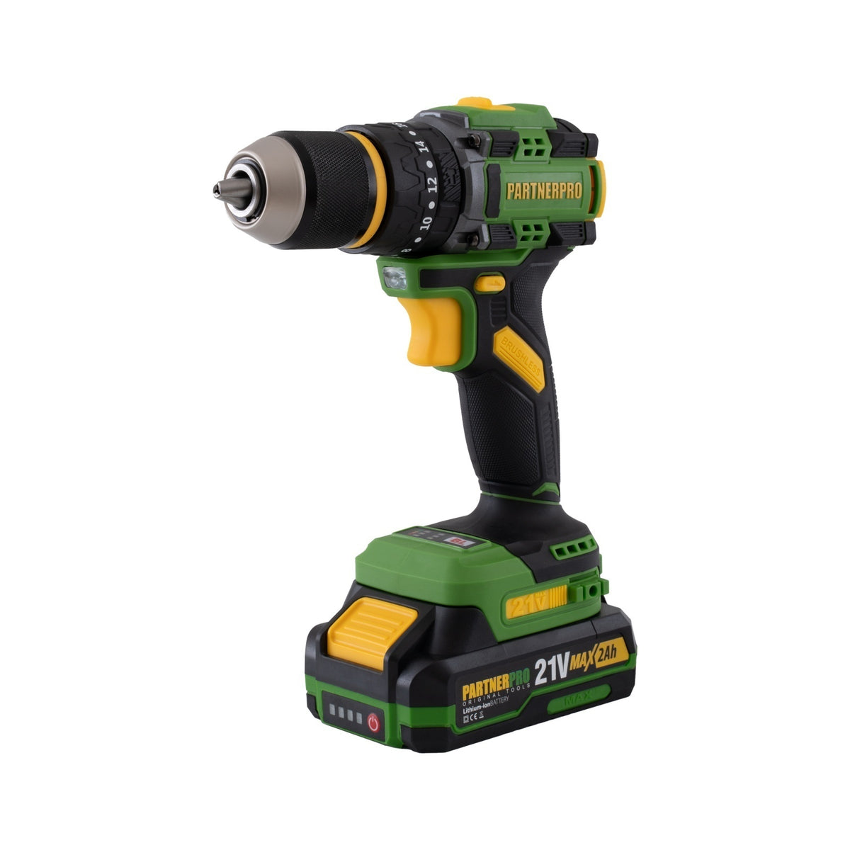 Autofiletanta cu impact pe acumulator PARTNERPRO PPT332T , 2x acumulatori 21V/2Ah, Brushless, 620 W