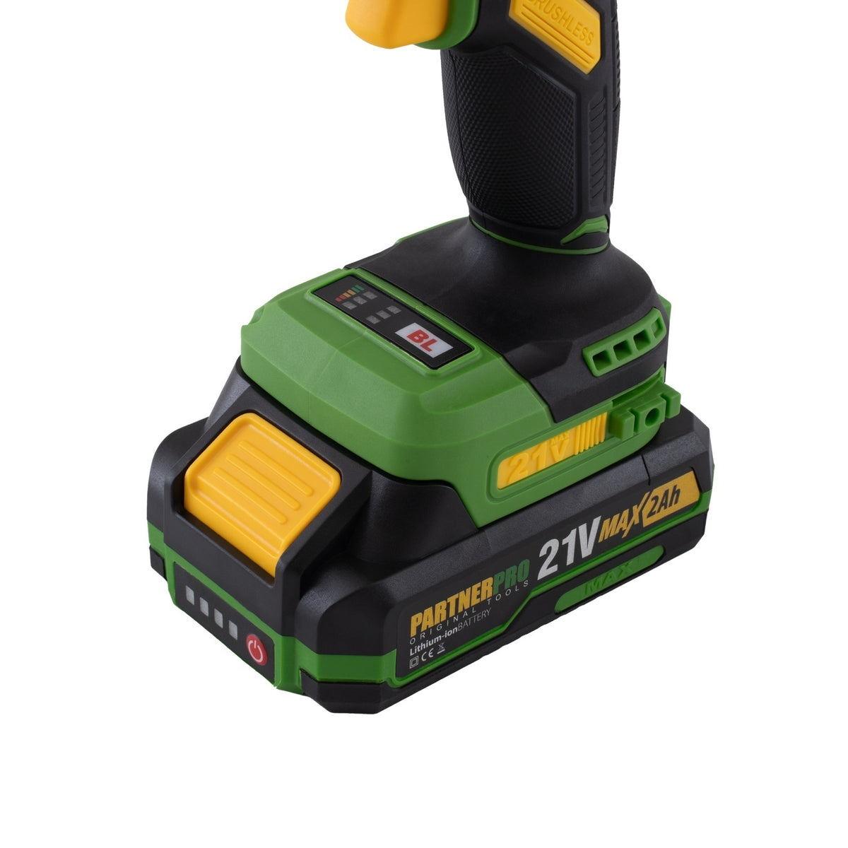Autofiletanta cu impact pe acumulator PARTNERPRO PPT332T , 2x acumulatori 21V/2Ah, Brushless, 620 W