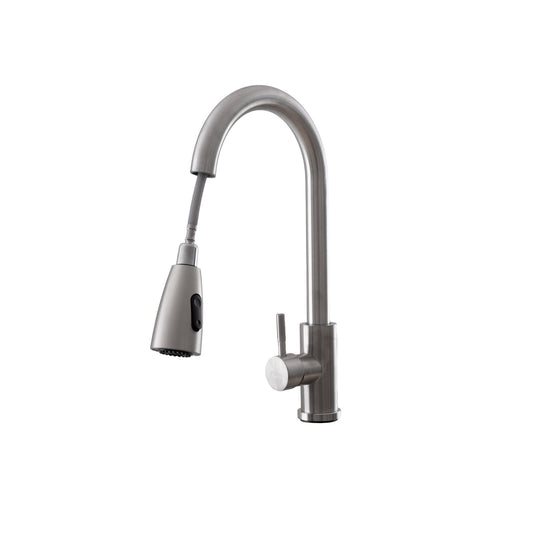 Baterie bucătărie cu duș extractabil și două funcții, seria VITAL FLOW FB-014-1