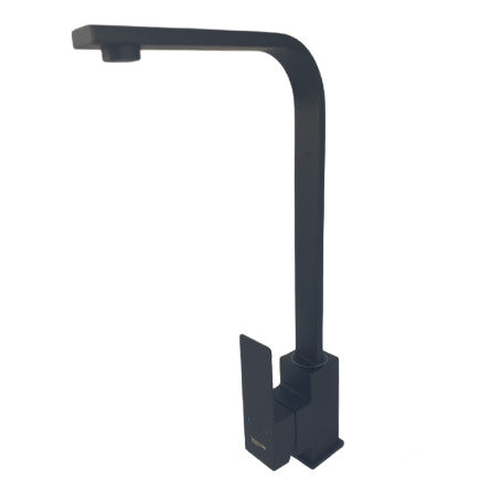 Baterie Bucătărie MIXXUS KUB-011 - Oțel Inoxidabil Negru, Rezistentă la Coroziune