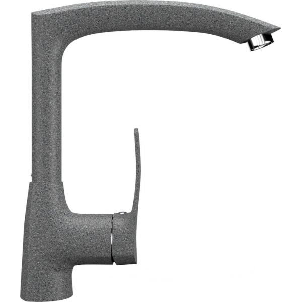 Baterie Bucătărie Ulgran U-005 - Monocomandă, Culoare Gri Închis, Control Ușor al Apei