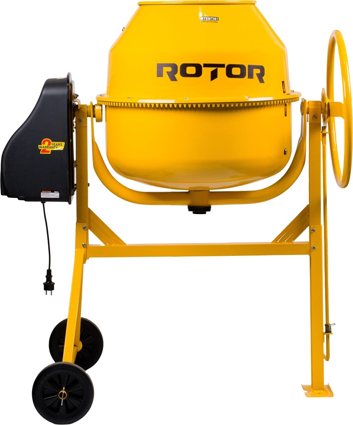 Betonieră 185L cu motor acoperit ROTOR RB185 1000 W, 29.5 rpm