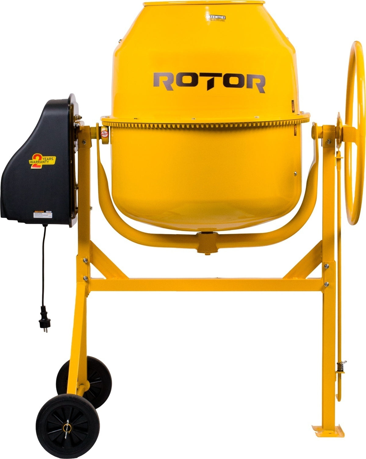 Betonieră 230L cu motor acoperit ROTOR RB230 1200 W, 29.5 rpm