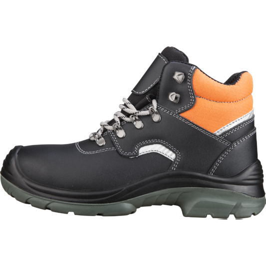 Bocanci de Protecție S3 SRC EvoTools +Plus Mărimea 44 - Bombeu Metalic, Talpă PU, Piele Naturală