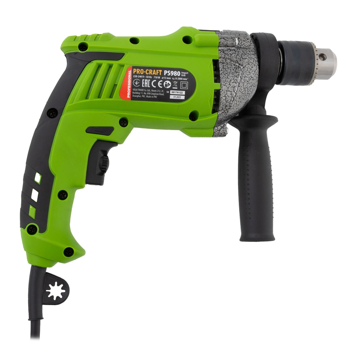 Bormasina cu percutie , ProCraft PS980 , 710w