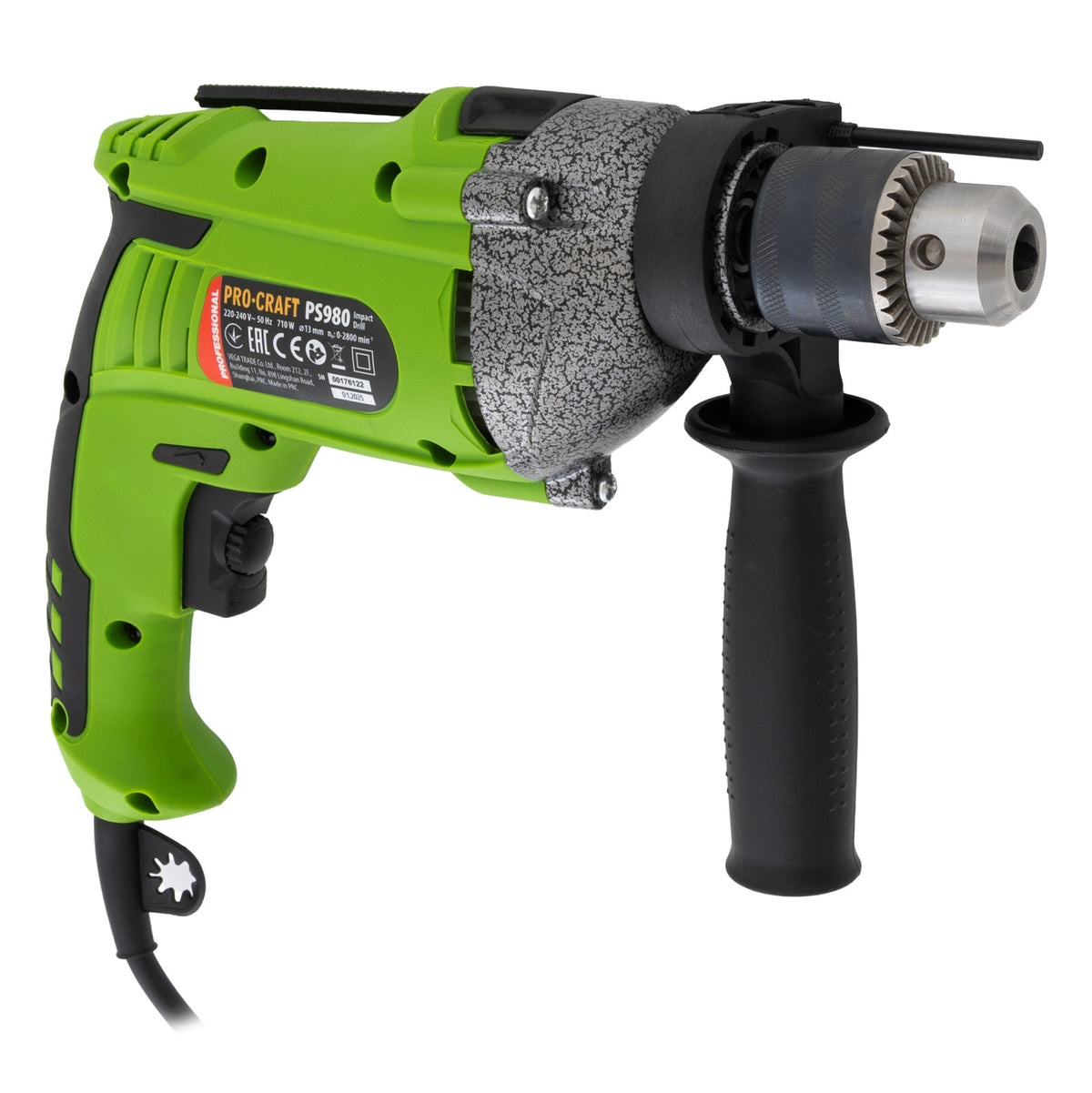 Bormasina cu percutie , ProCraft PS980 , 710w