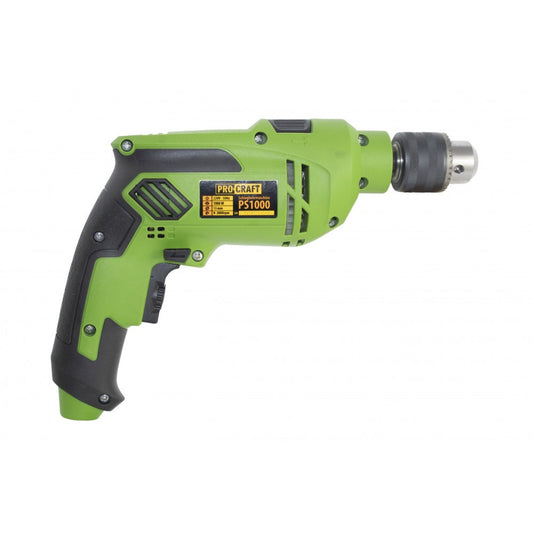 Bormașină cu Variator ProCraft PS1000 - 1000 W, 0-2800 rot/min, Găurire Lemn și Metal