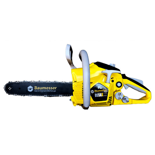 Drujbă pe Benzină Baumesser BS58X - Motor Puternic, Tăiere Lemn, Design Ergonomic