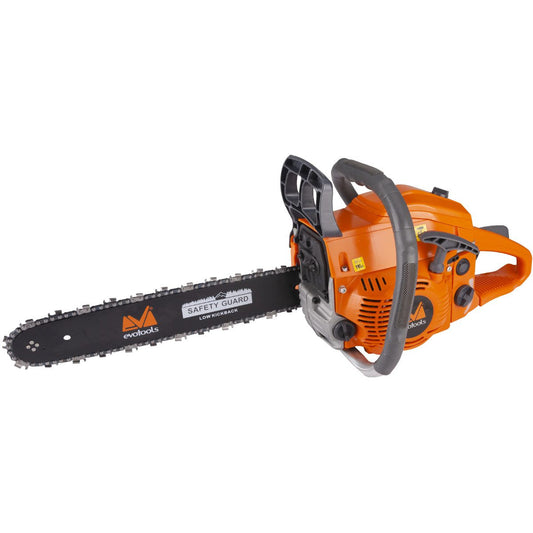 Drujbă pe Benzină EvoTools CS545 - 3 CP, Motor 2 Timpi, Lamă 40 cm, Lanț Suplimentar 0,32