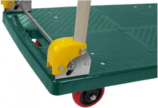 Cărucior de Transport EvoTools cu Platformă PVC - 2 Roți Pivotante și 2 Roți Fixe, Depozit
