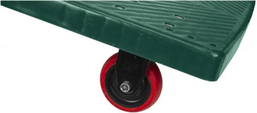 Cărucior de Transport EvoTools cu Platformă PVC - 2 Roți Pivotante și 2 Roți Fixe, Depozit