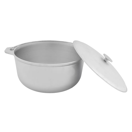 Ceaun tuci aluminiu alimentar cu capac, capacitate 8 litri ROTOR