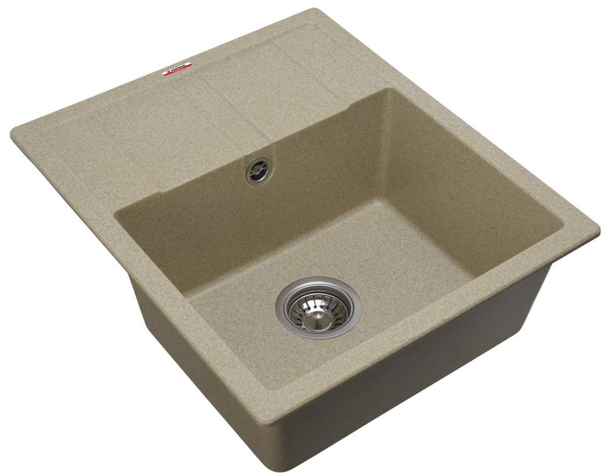 Chiuvetă Bucătărie Elefant Aria 5852 - Culoare Bej, Design Modern, Durabilă în Utilizare