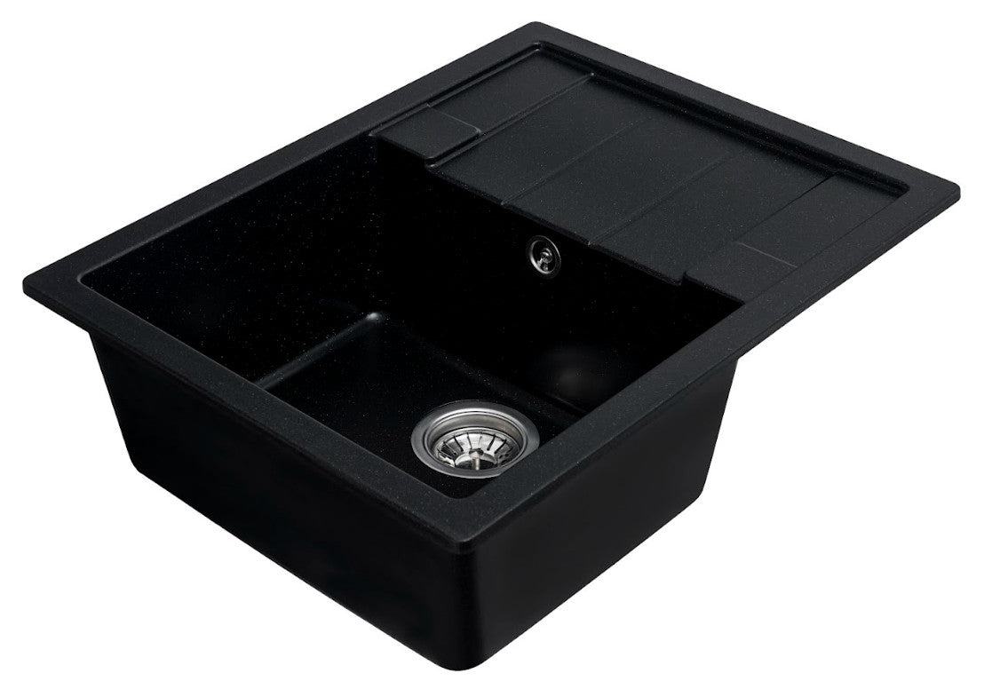Chiuvetă Bucătărie Elefant Intenso 6550 - Negru Metalic, Design Modern, Materiale Rezistente